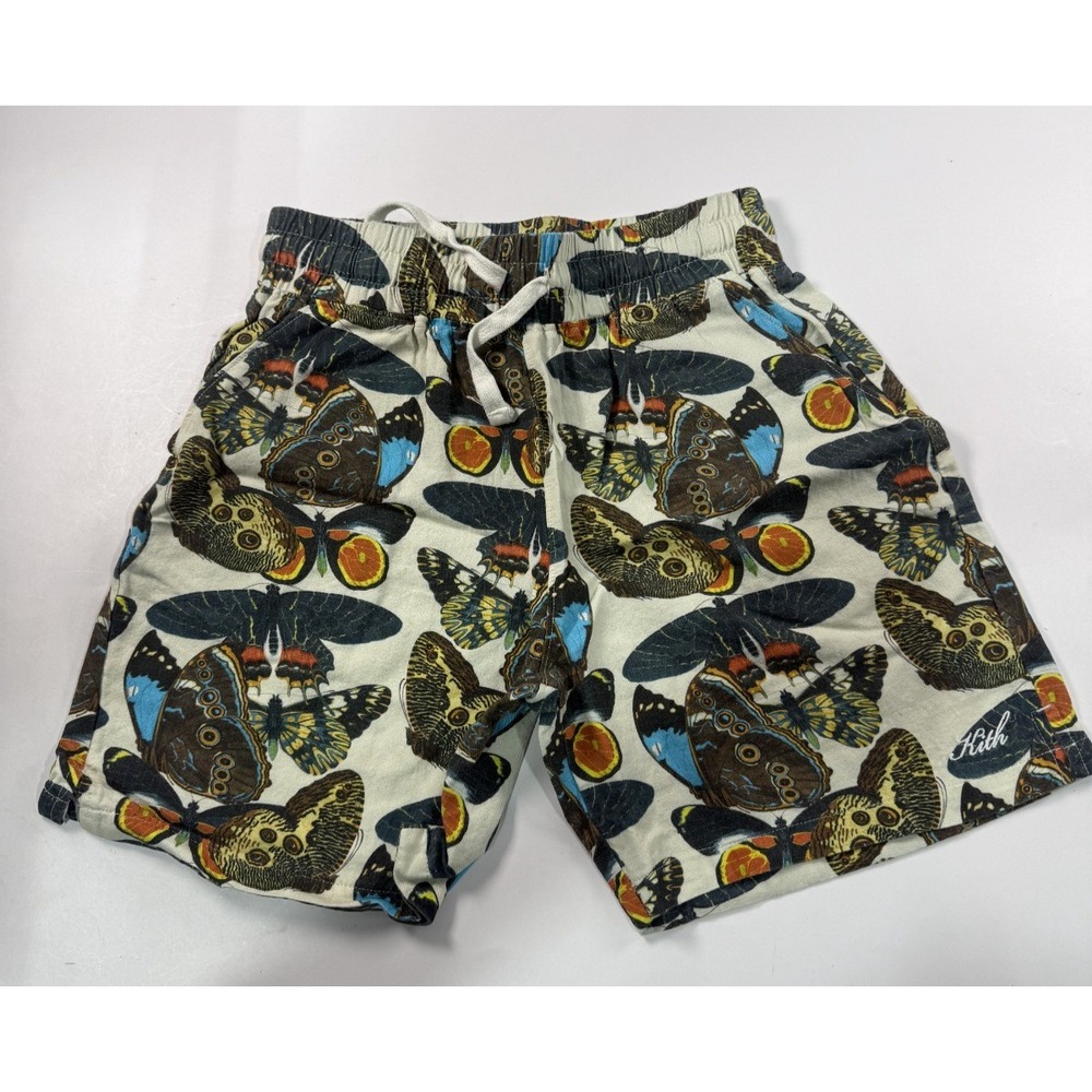 Kith Kids for AMNH Museum Butterflies Camp Short White Size 12 Print